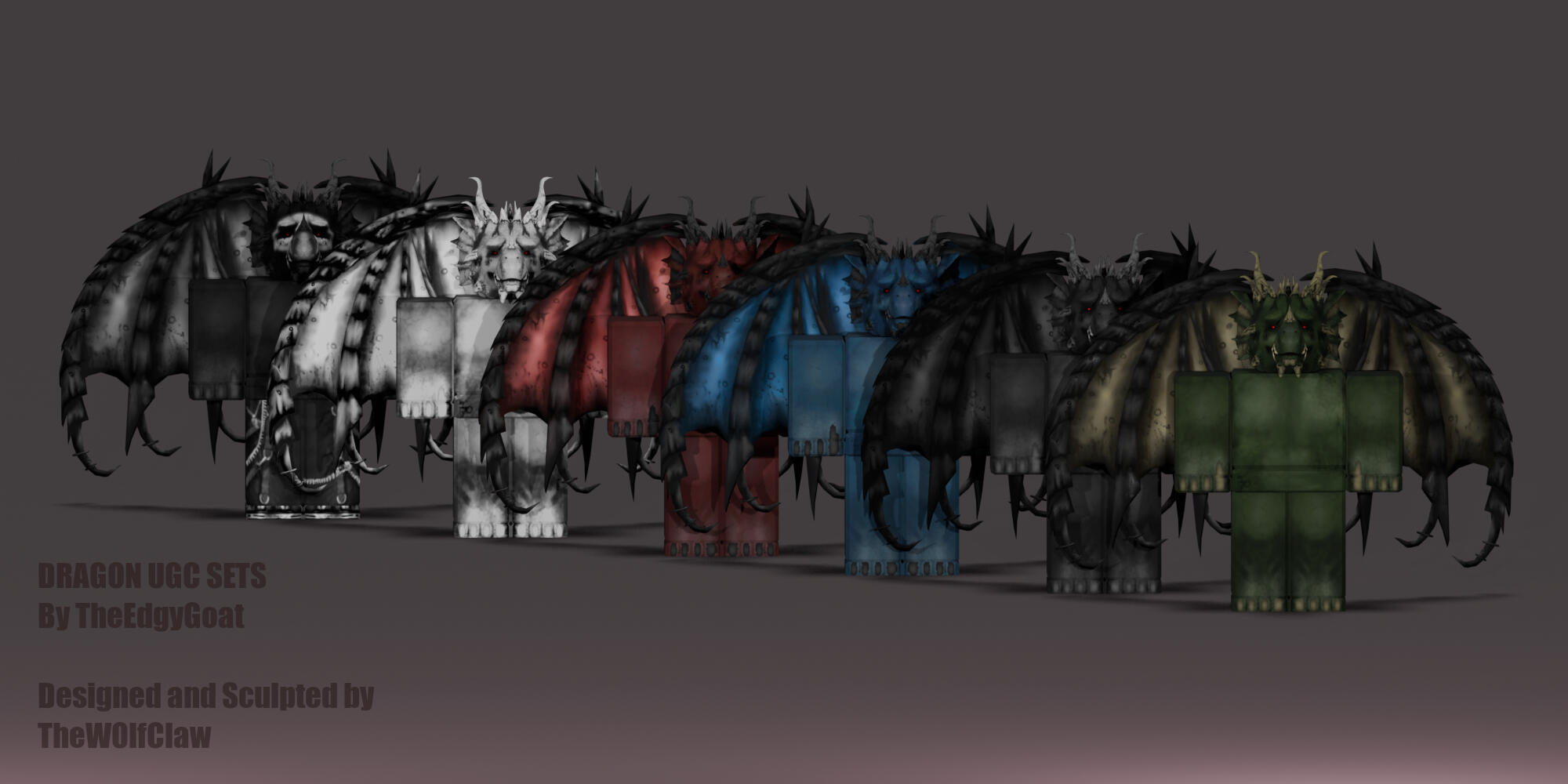 Roblox Dragon UGC Set